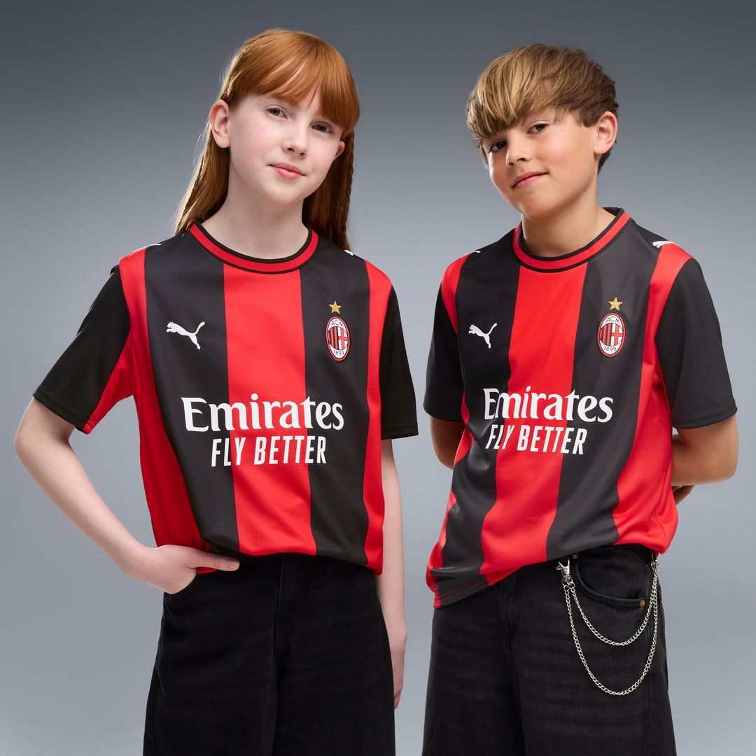 AC Milan Puma Youth 2026/27 Home Replica Jersey - Black/Red