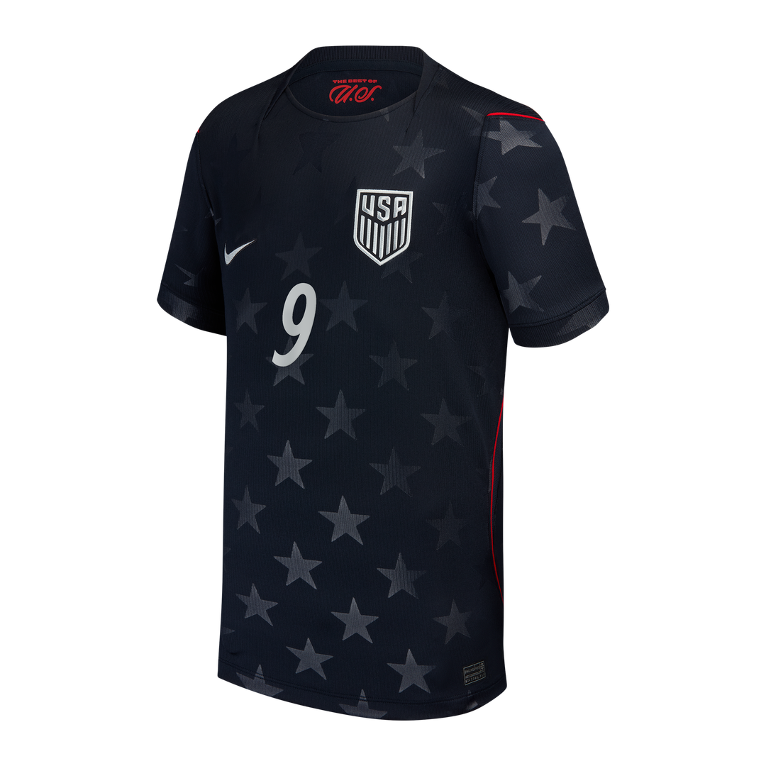 Ricardo Pepi USMNT Nike Youth 2026/27 Away Stadium Replica Jersey - Blue