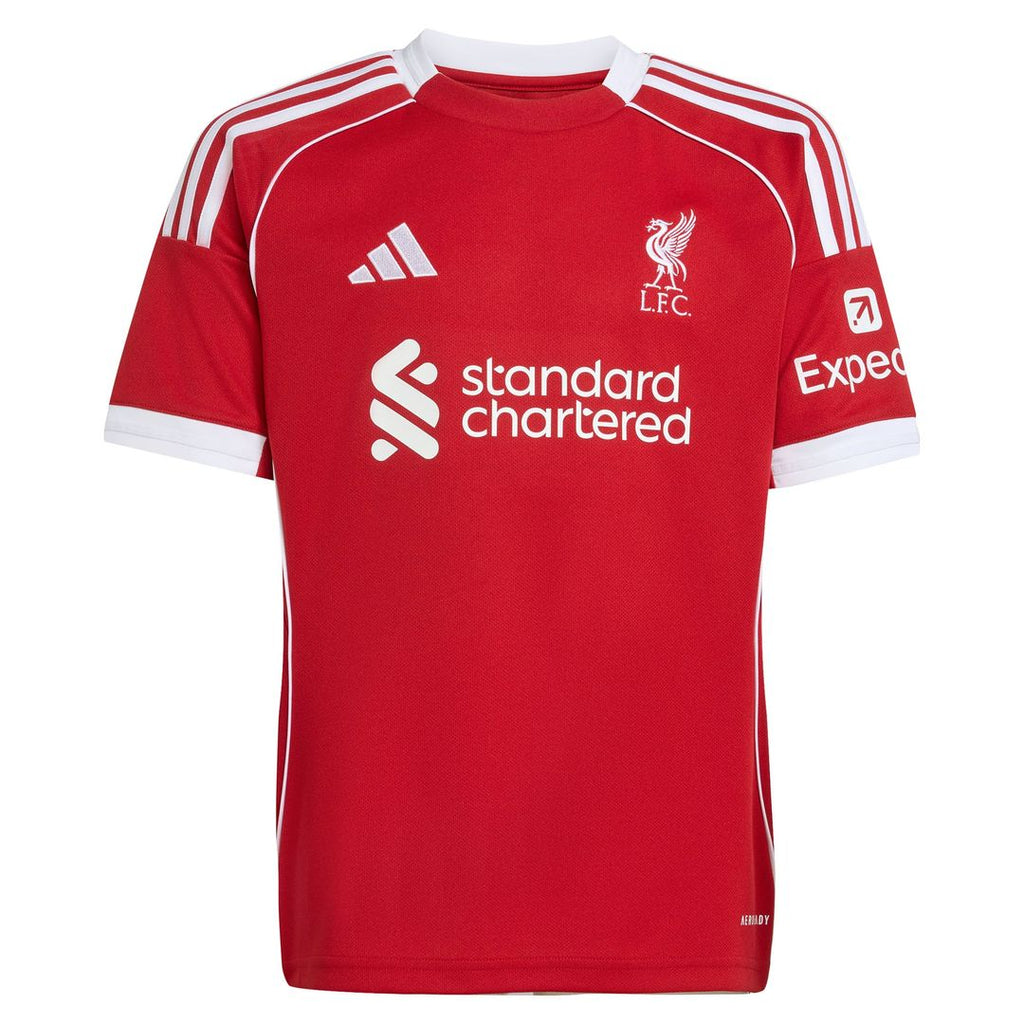Liverpool adidas Youth 2025/26 Third Replica Custom Jersey - Green