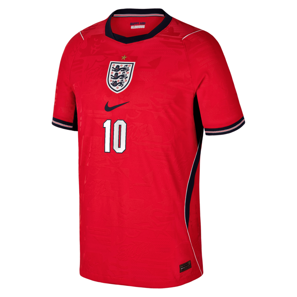 Jude Bellingham England National Team Nike Youth 2026 Away Match Authentic Jersey - Red
