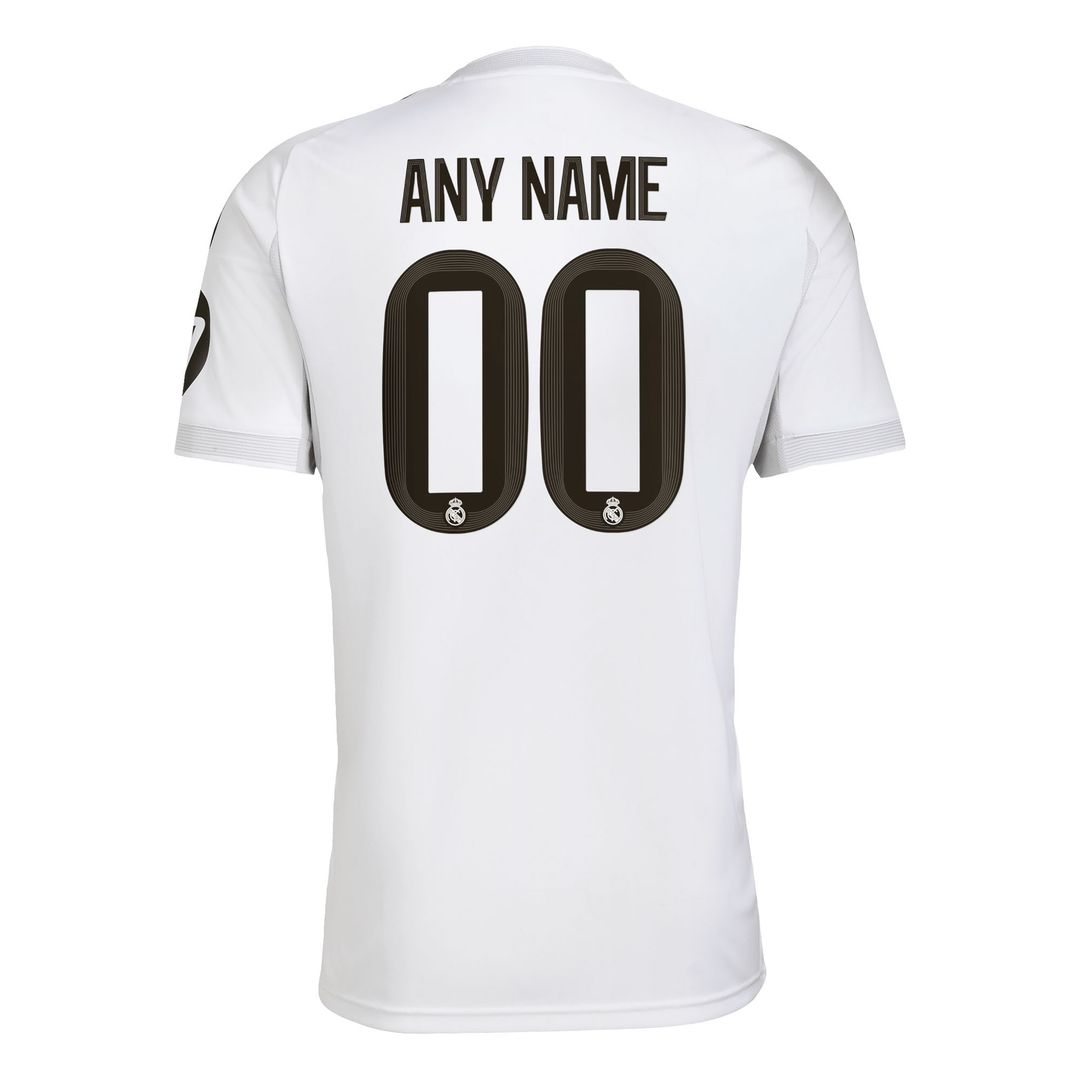 Real Madrid adidas 2025/26 Home Replica Custom Jersey - White