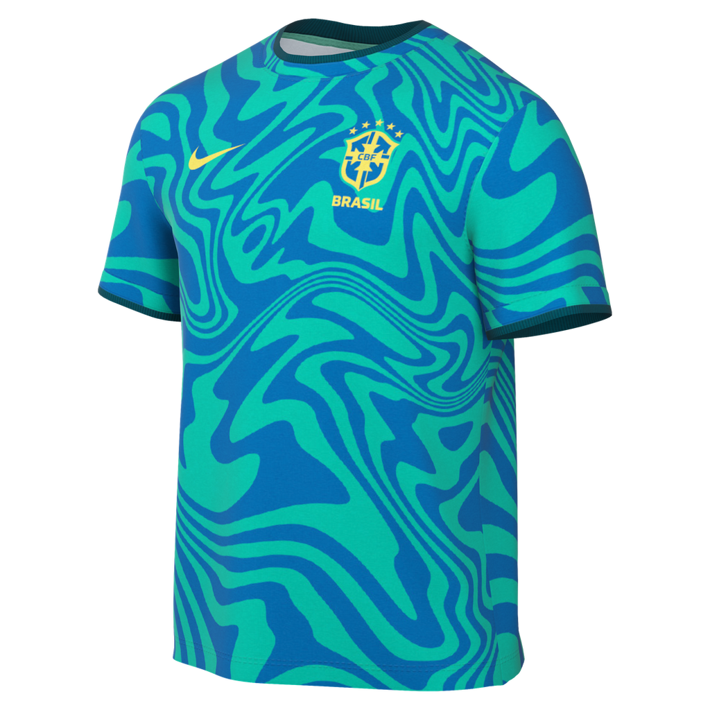 Brazil National Team Nike 2026 Academy Pro Pre-Match Top - Green