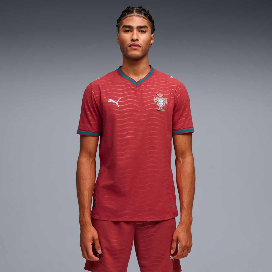 Portugal National Team Puma 2026 Home On Field Authentic Jersey - Red