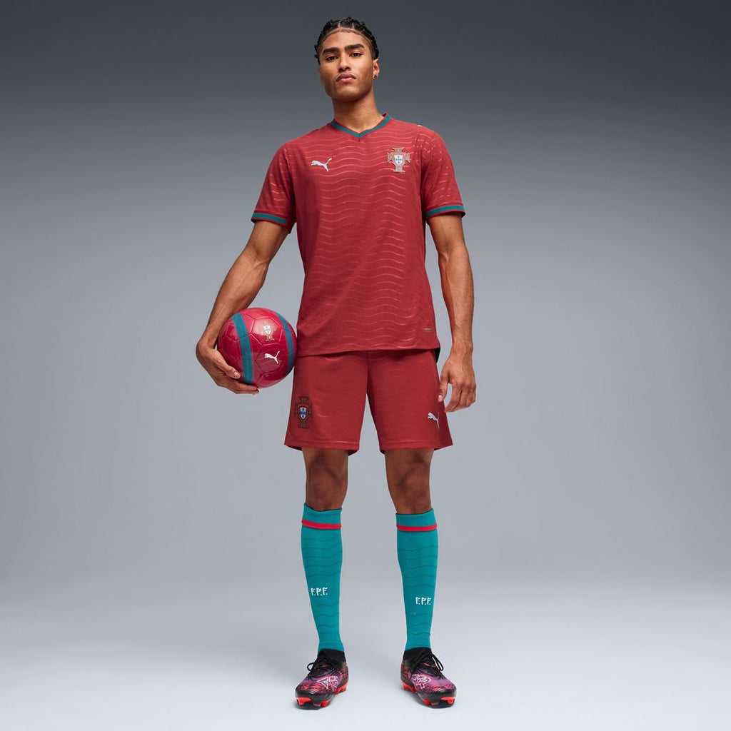 Portugal National Team Puma 2026 Home On Field Authentic Jersey - Red