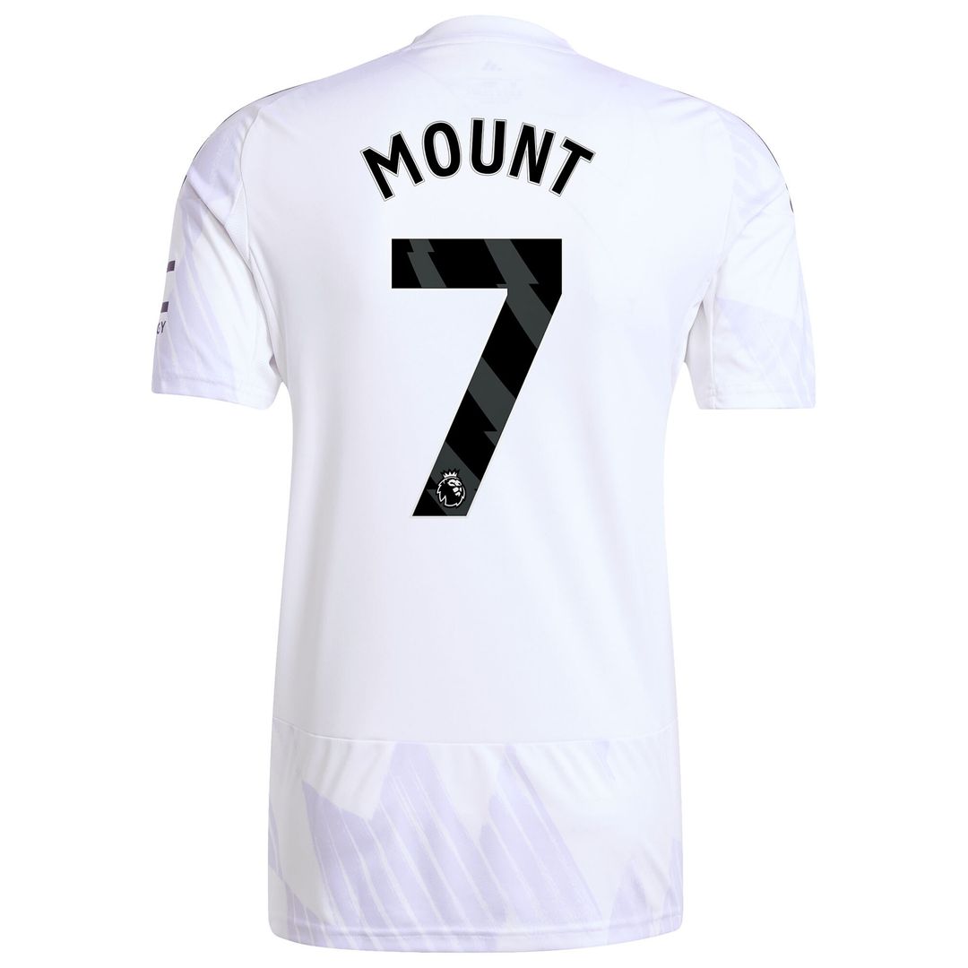Mason Mount Manchester United adidas 2025/26 Away Replica Player Jersey - White