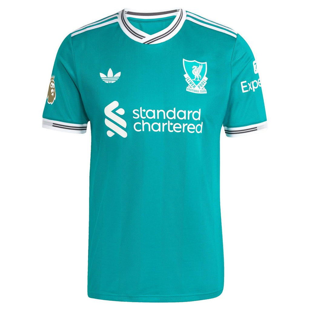 Liverpool adidas 2025/26 Third Authentic Custom Jersey - Green