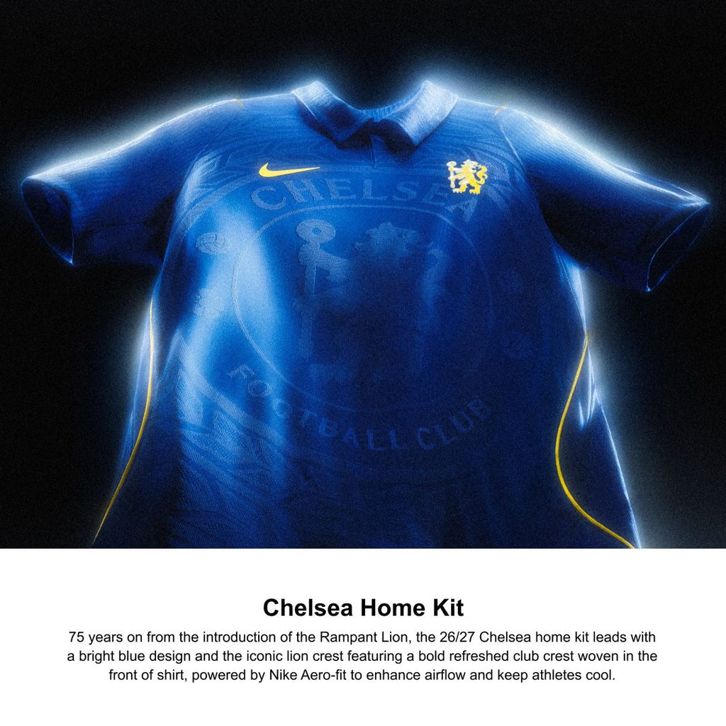 Chelsea Nike 2026/27 Home Match Authentic Patch Jersey- Blue