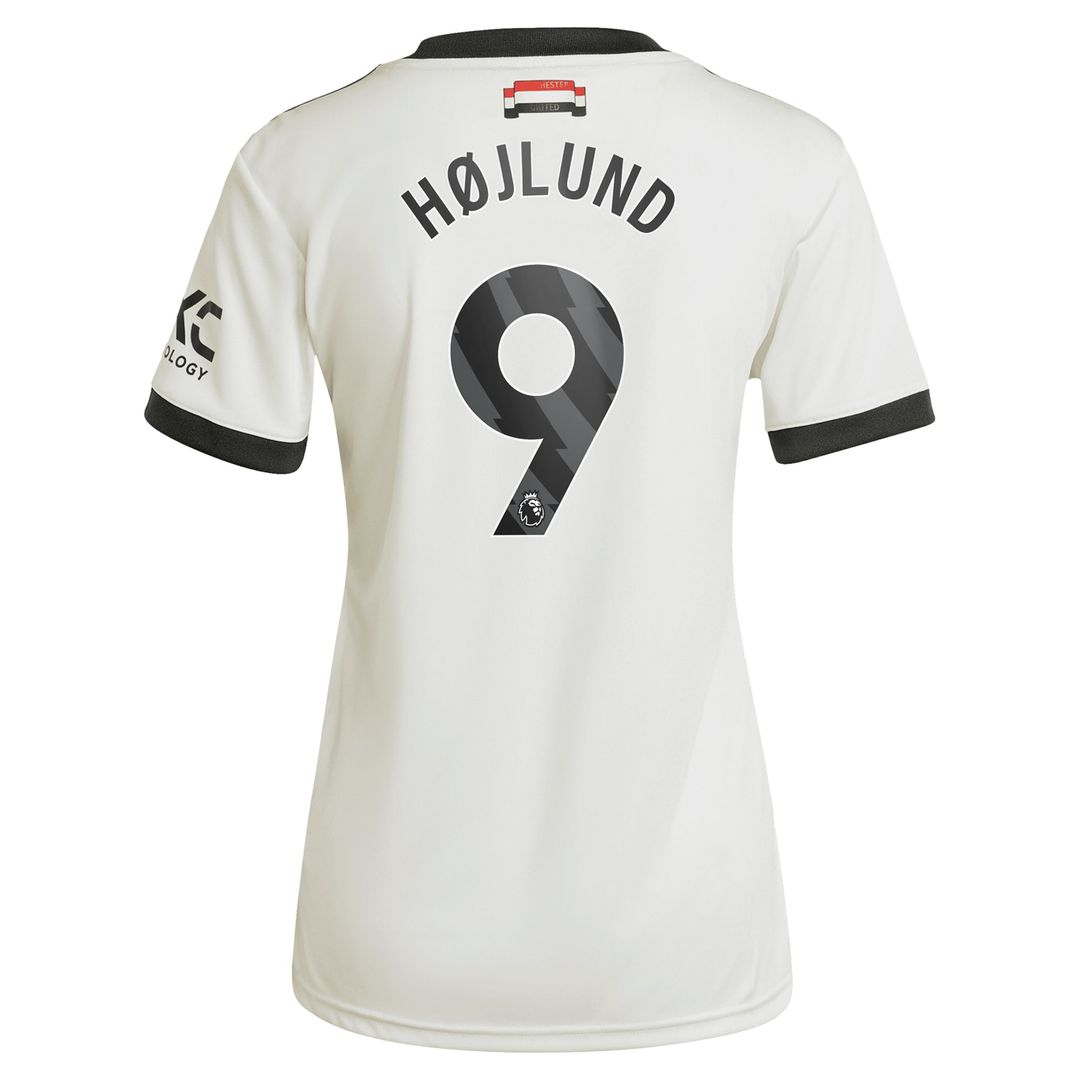 Rasmus Højlund Manchester United adidas Women's 2024/25 Away Replica Player Jersey - Navy