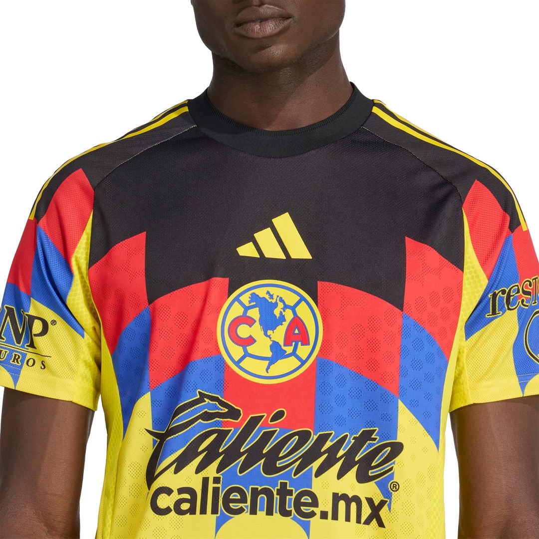 Club America adidas 2025 Third On Field Authentic Jersey - Gray