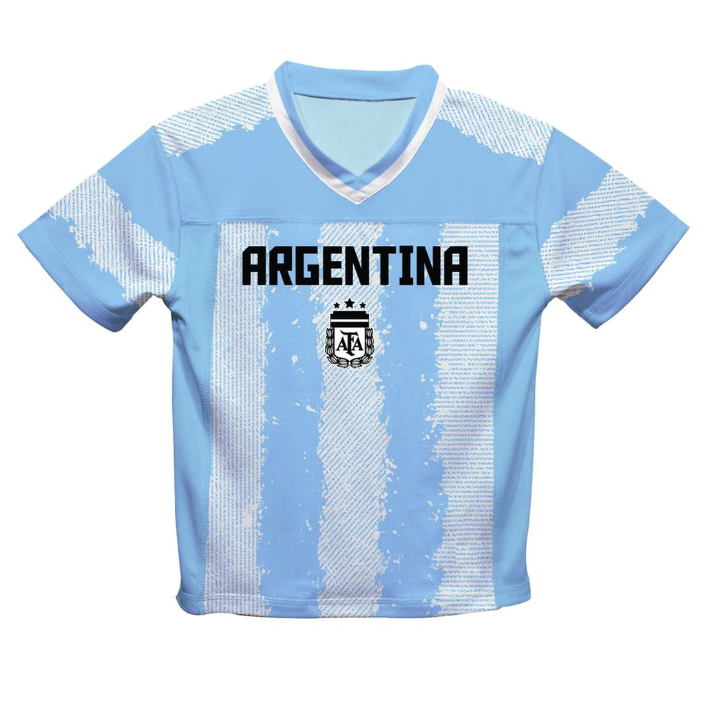Julián Álvarez Argentina National Team Vive La Fete  Football Jersey - Light Blue