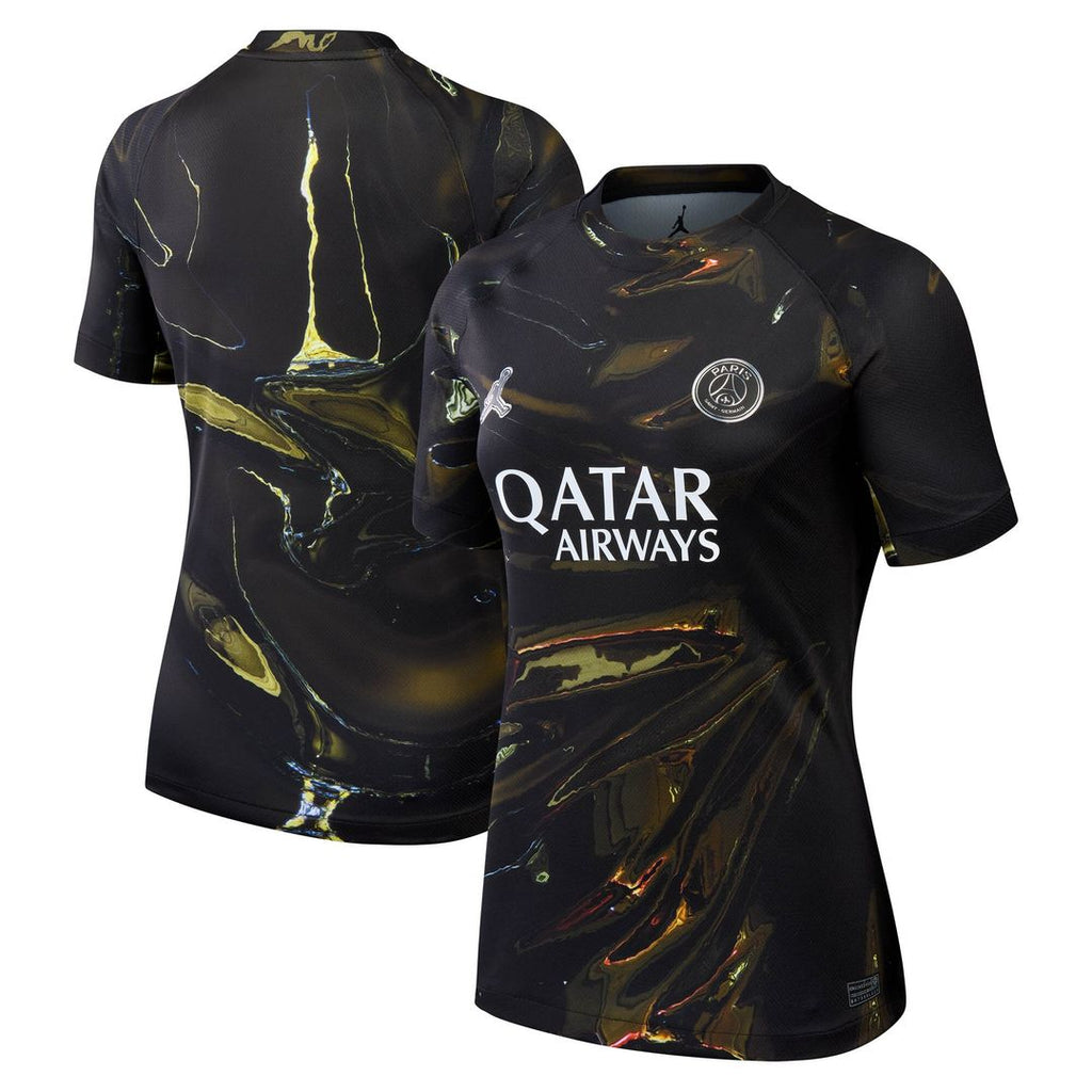 Paris Saint-Germain Jordan Brand Women's 2025/26 Fifth Stadium Replica Jersey - Black