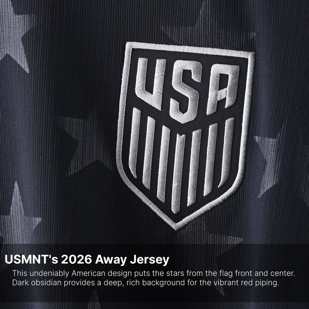 Timothy Weah USMNT Nike Youth 2026 Away Stadium Replica Jersey - Blue