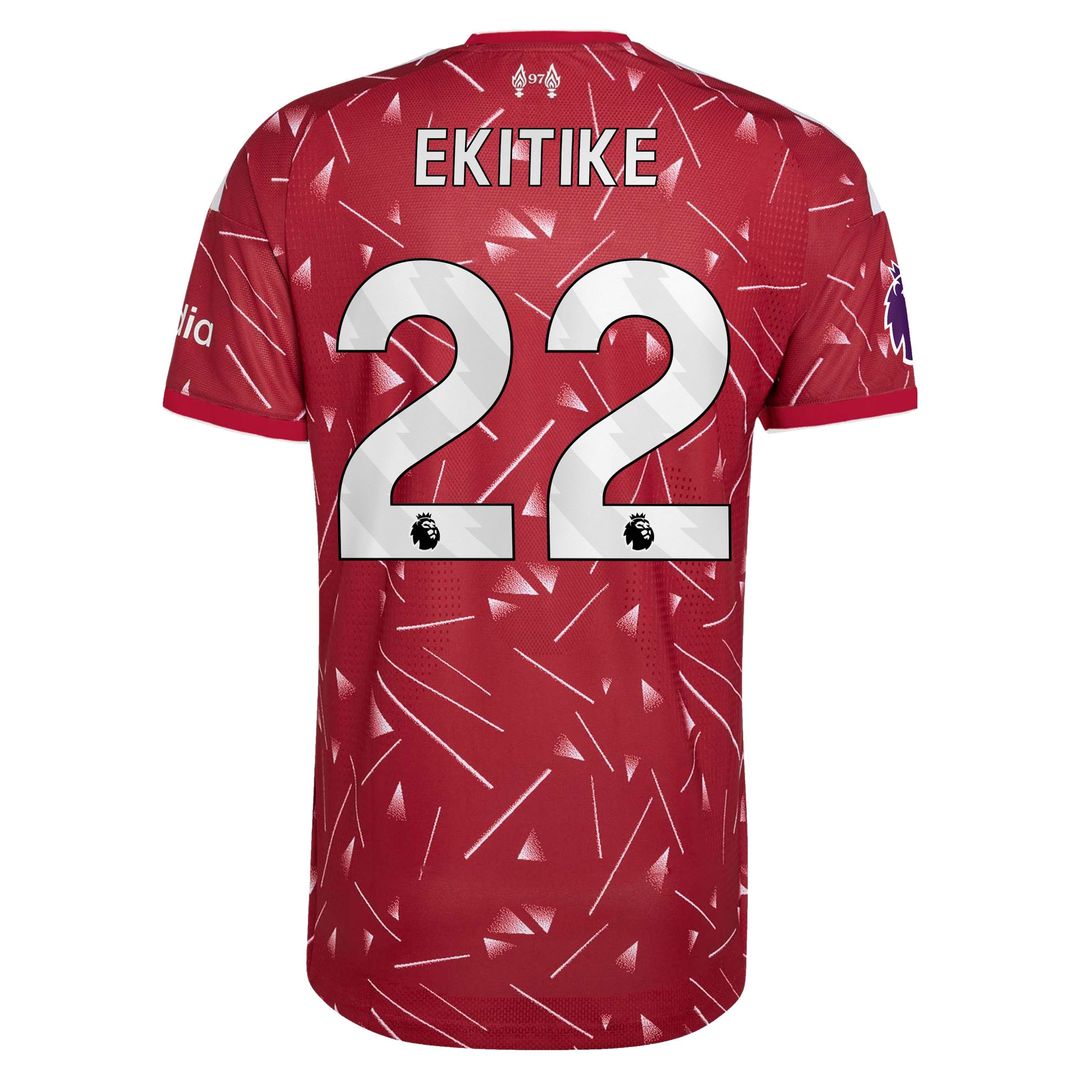 Hugo Ekitike Liverpool adidas 2026/27 Home On-Field Authentic Jersey - Red