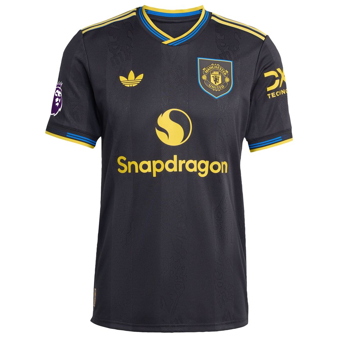 Mason Mount Manchester United adidas 2025/26 Third Authentic Player Jersey - Black