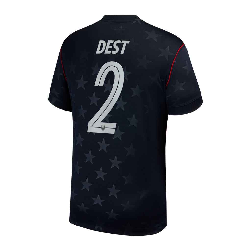 Sergiño Dest USMNT Nike 2026/27 Away Stadium Replica Jersey - Blue