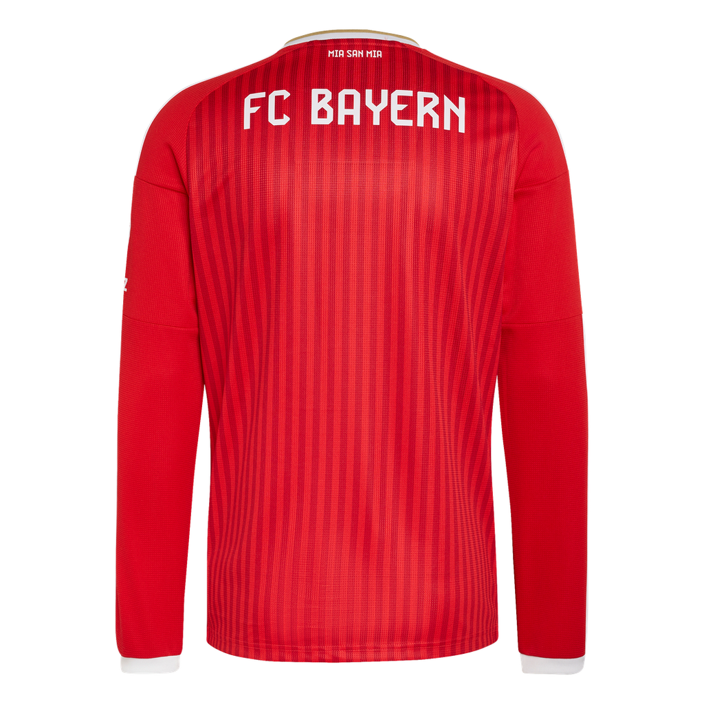 Bayern Munich adidas 2026/27 Home Replica Long Sleeve Jersey - Red