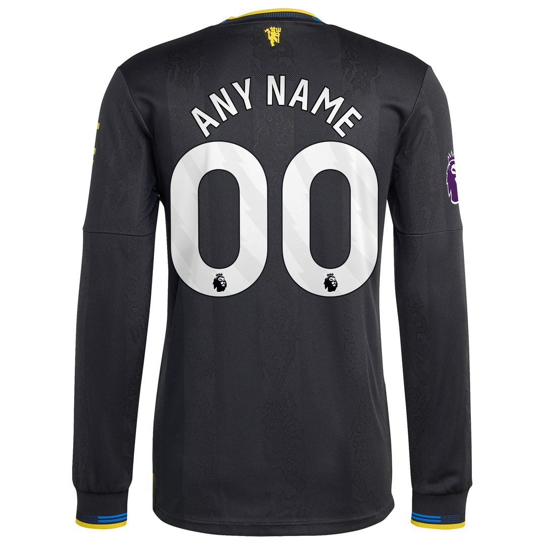Manchester United adidas Home 2025/26 Custom Authentic Long Sleeve Jersey - Red