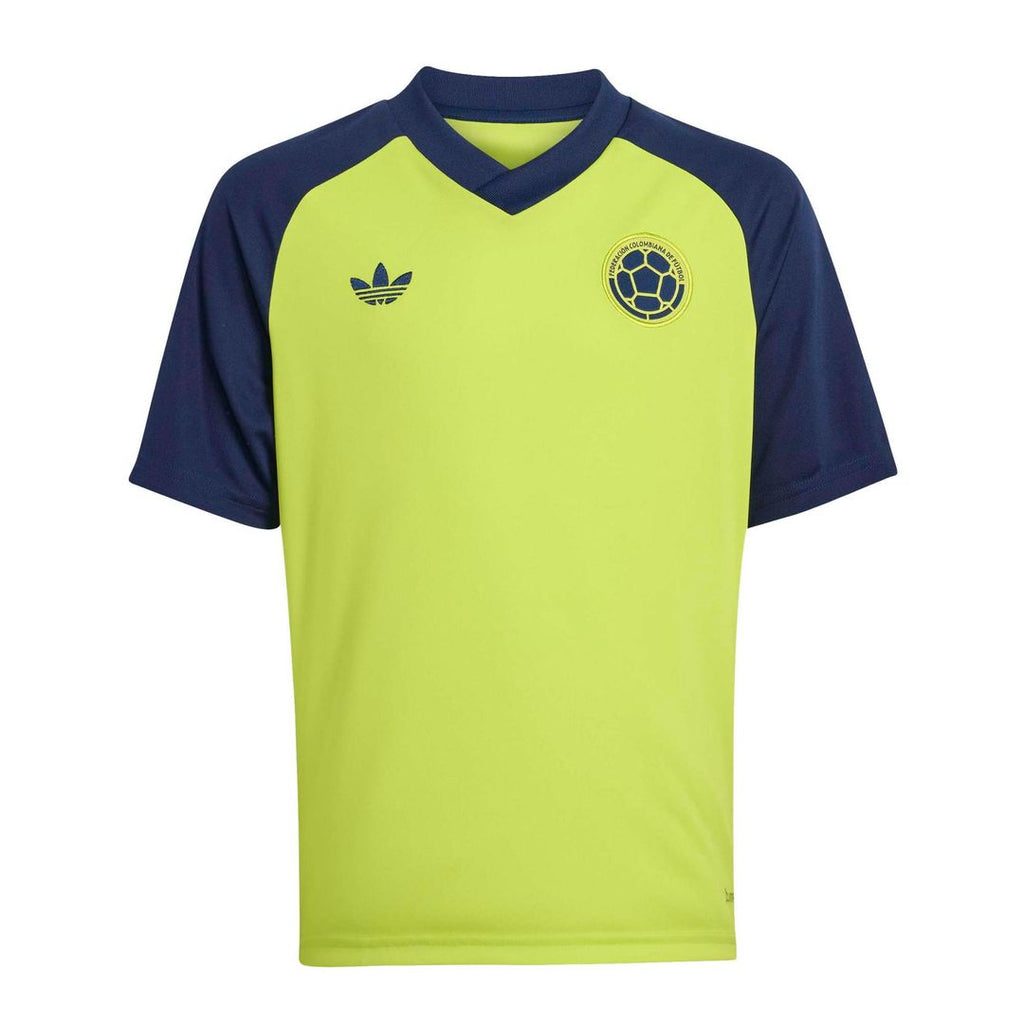 Colombia National Team adidas Youth 2026 Pre-Match Top - Yellow