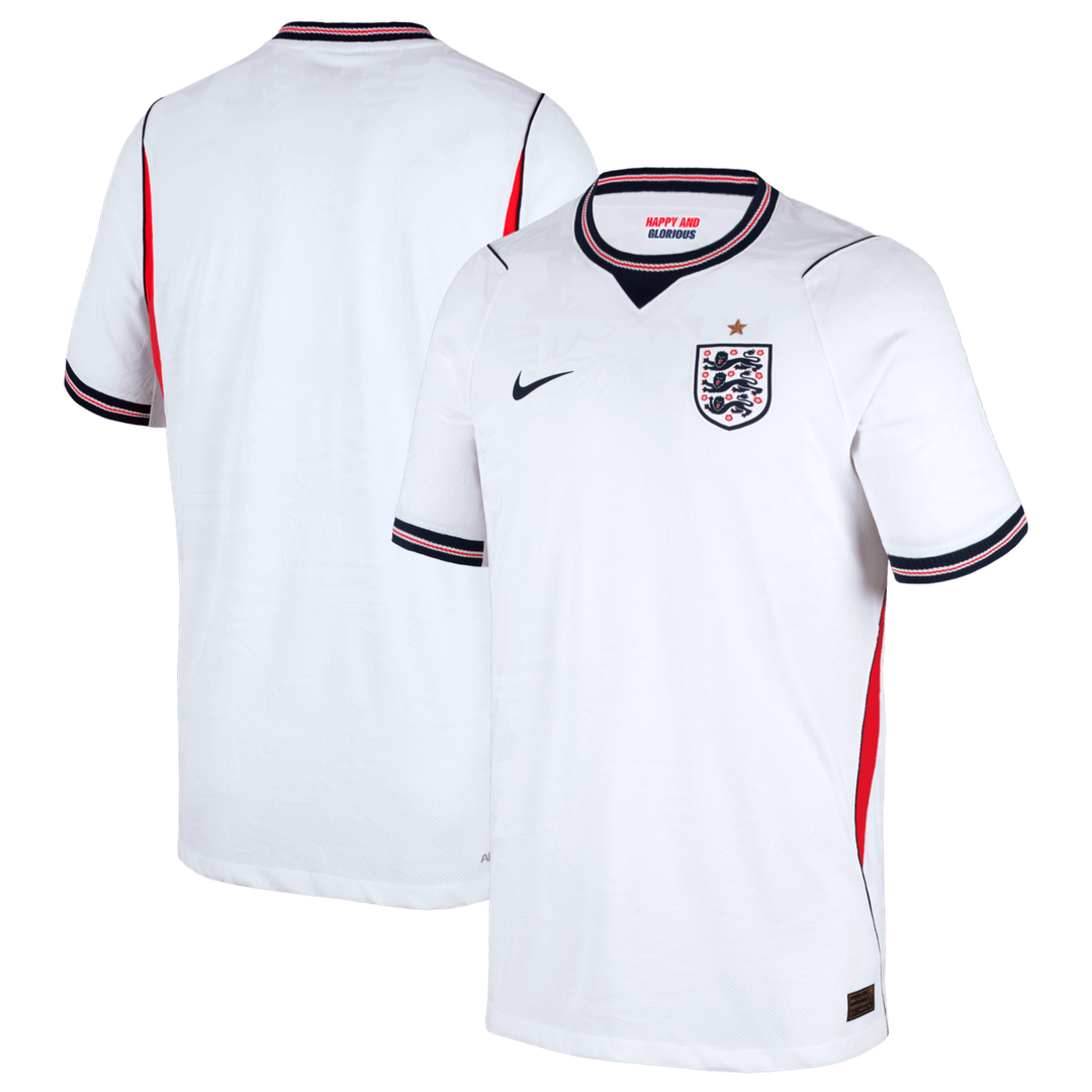 England National Team Nike Youth 2026 Home Match Authentic Jersey - White
