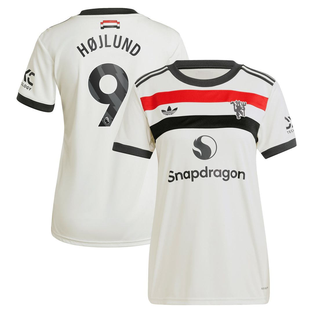 Rasmus Højlund Manchester United adidas Women's 2024/25 Away Replica Player Jersey - Navy