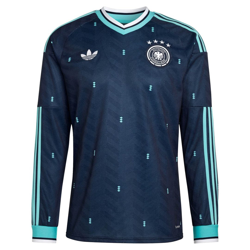 Germany National Team adidas 2026 Away Replica Long Sleeve Jersey - Navy