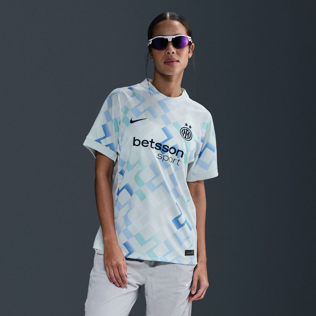Inter Milan Nike Women's 2025/26 Away Replica Jersey - Aqua
