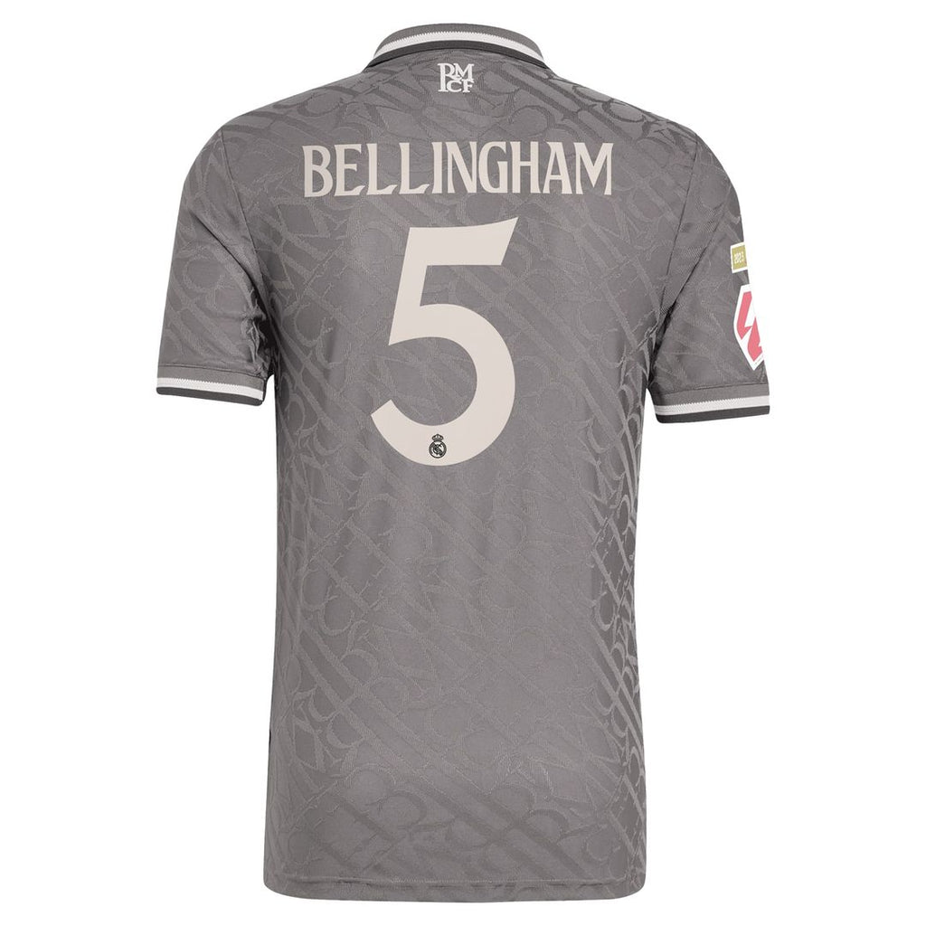 Jude Bellingham Real Madrid adidas Originals 2024/25 Third Authentic Player Jersey - Charcoal