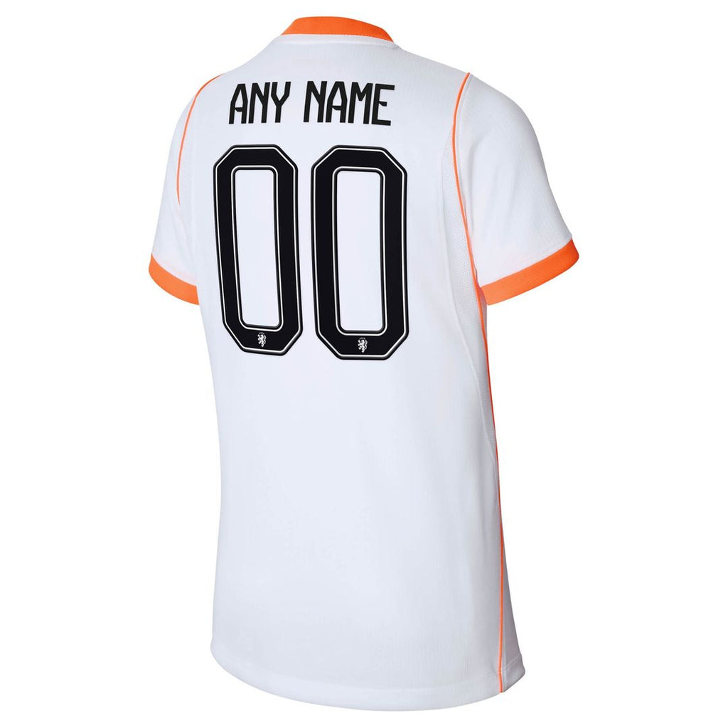 Netherlands National Team Nike Youth 2026 Home Stadium Replica Custom Jersey - Orange