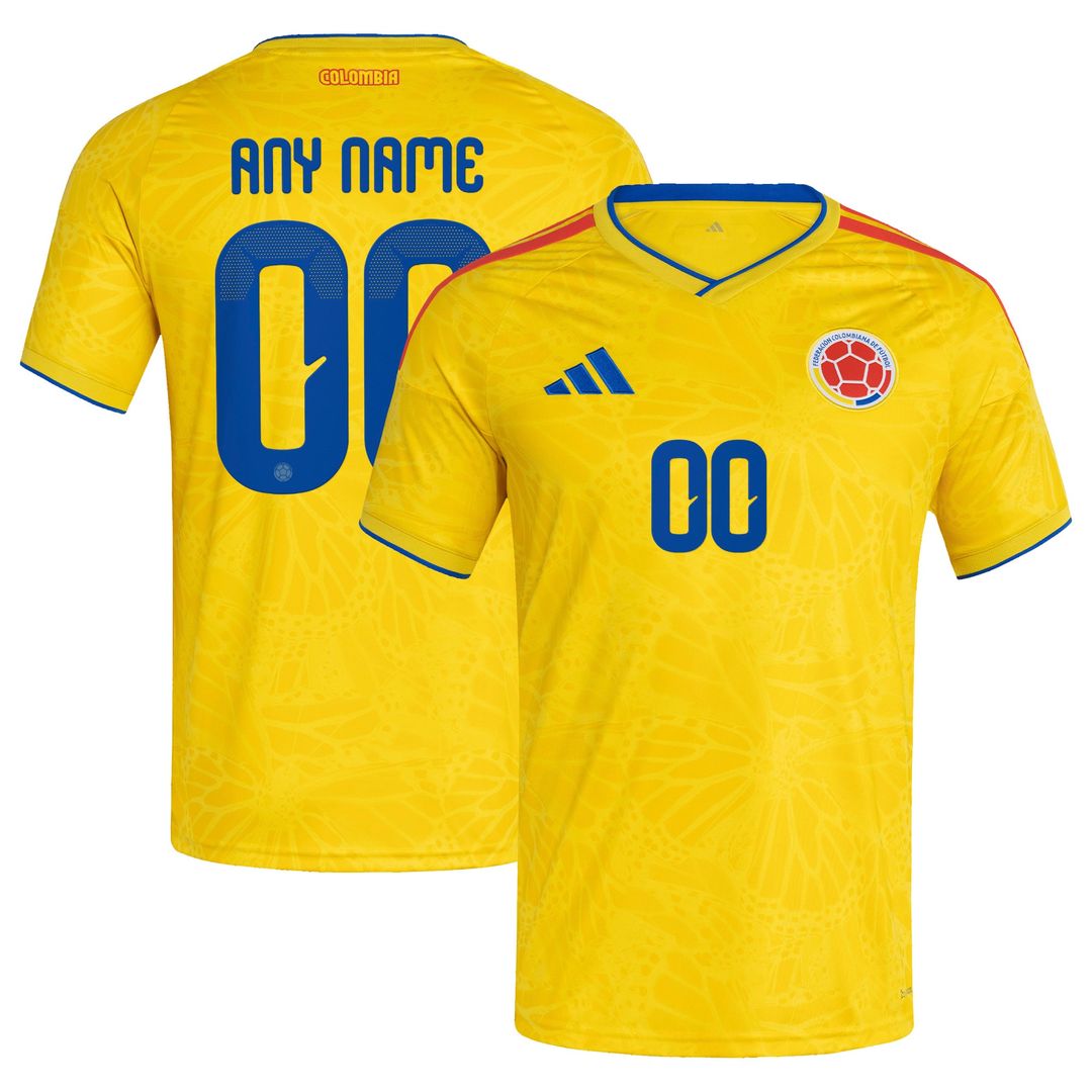 Colombia National Team adidas 2026 Away Replica Custom Jersey - Turquoise