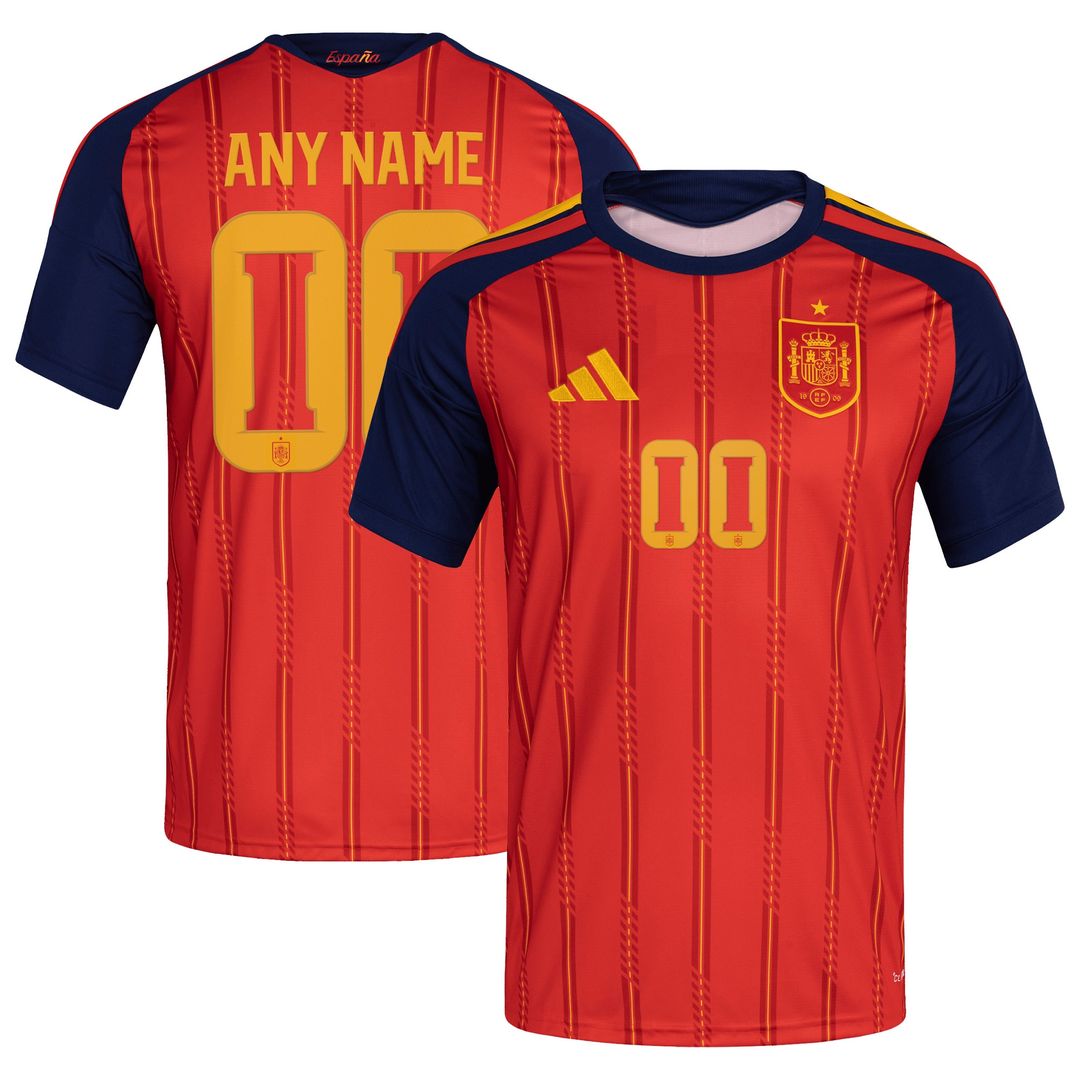 Spain National Team adidas 2026 Away Replica Custom Jersey - White