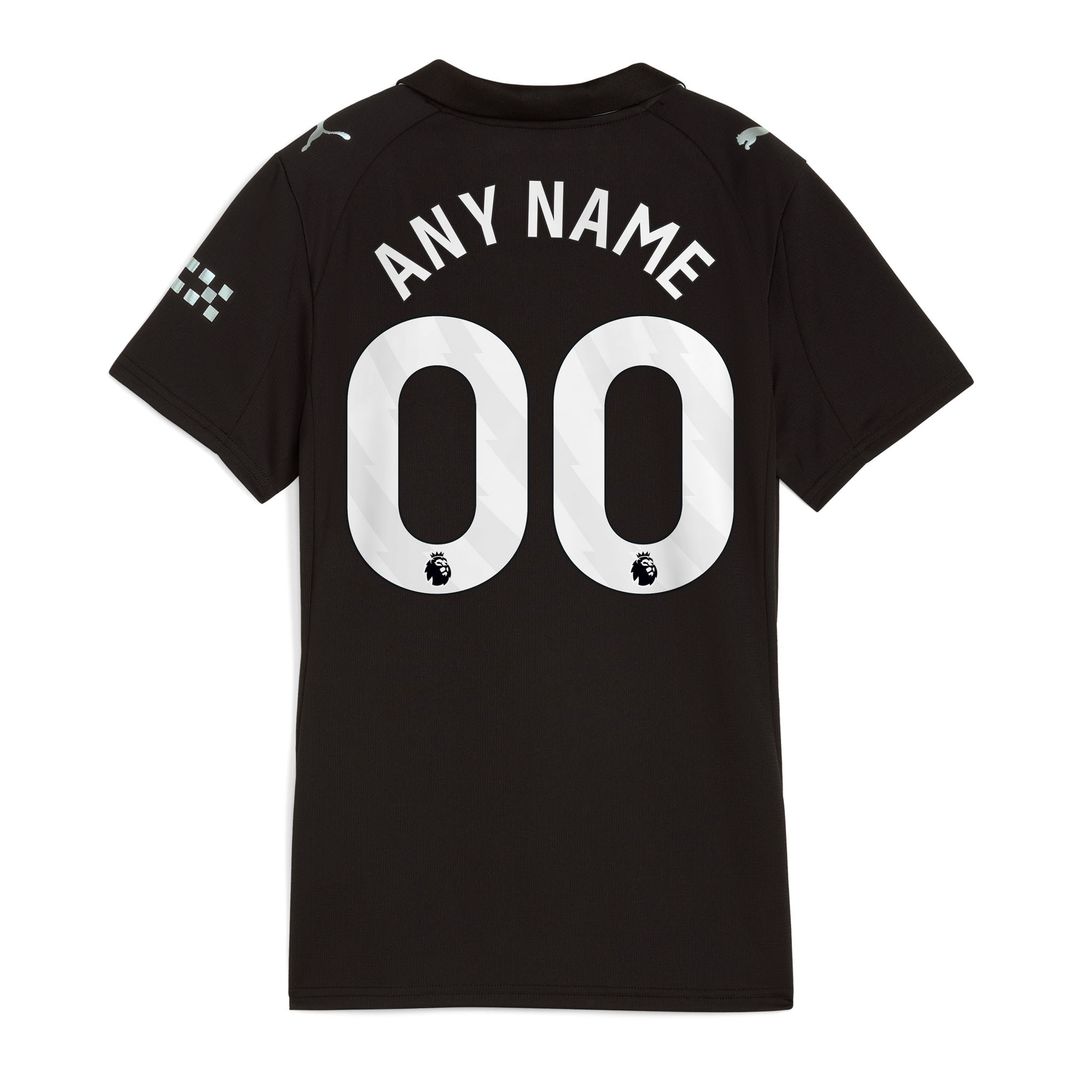 Manchester City Puma Women's 2025/26 Home Replica Custom Jersey - Sky Blue