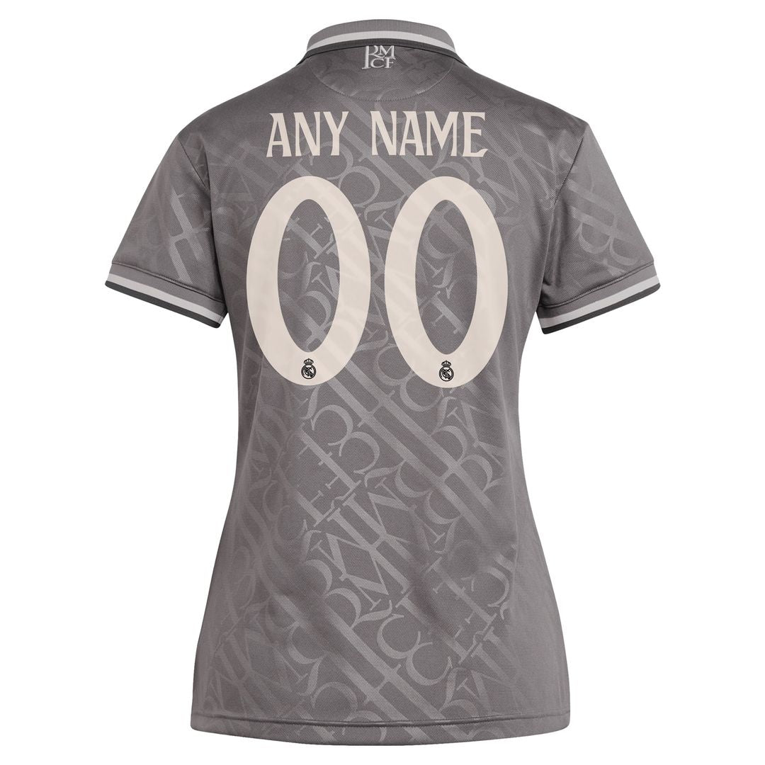 Real Madrid adidas Women's 2024/25 Home Replica Custom Jersey - White
