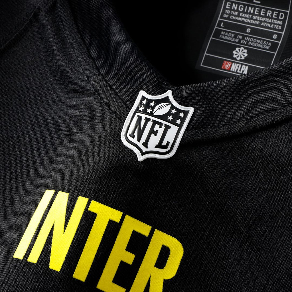 Inter Milan Nike 2025 Soccer x NFL Game Jersey - Black