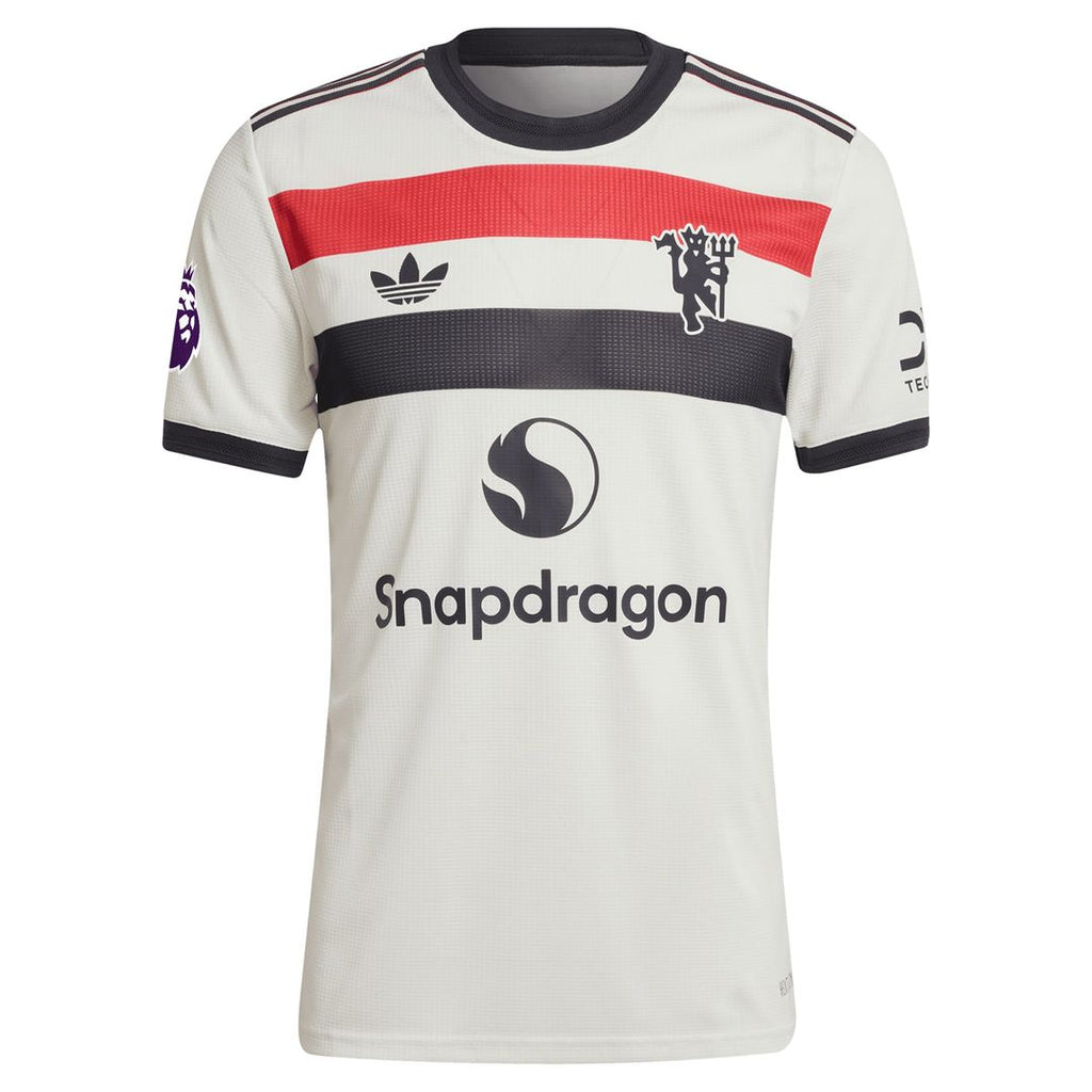 Rasmus Højlund Manchester United adidas Originals 2024/25 Third Authentic Jersey - Cream