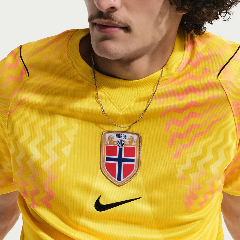 Norway National Team Nike 2026 Goalkeeper Stadium Replica Jersey - Yellow