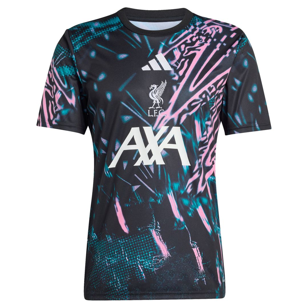 Liverpool adidas 2025/26 Pre-Match Training Jersey - Black