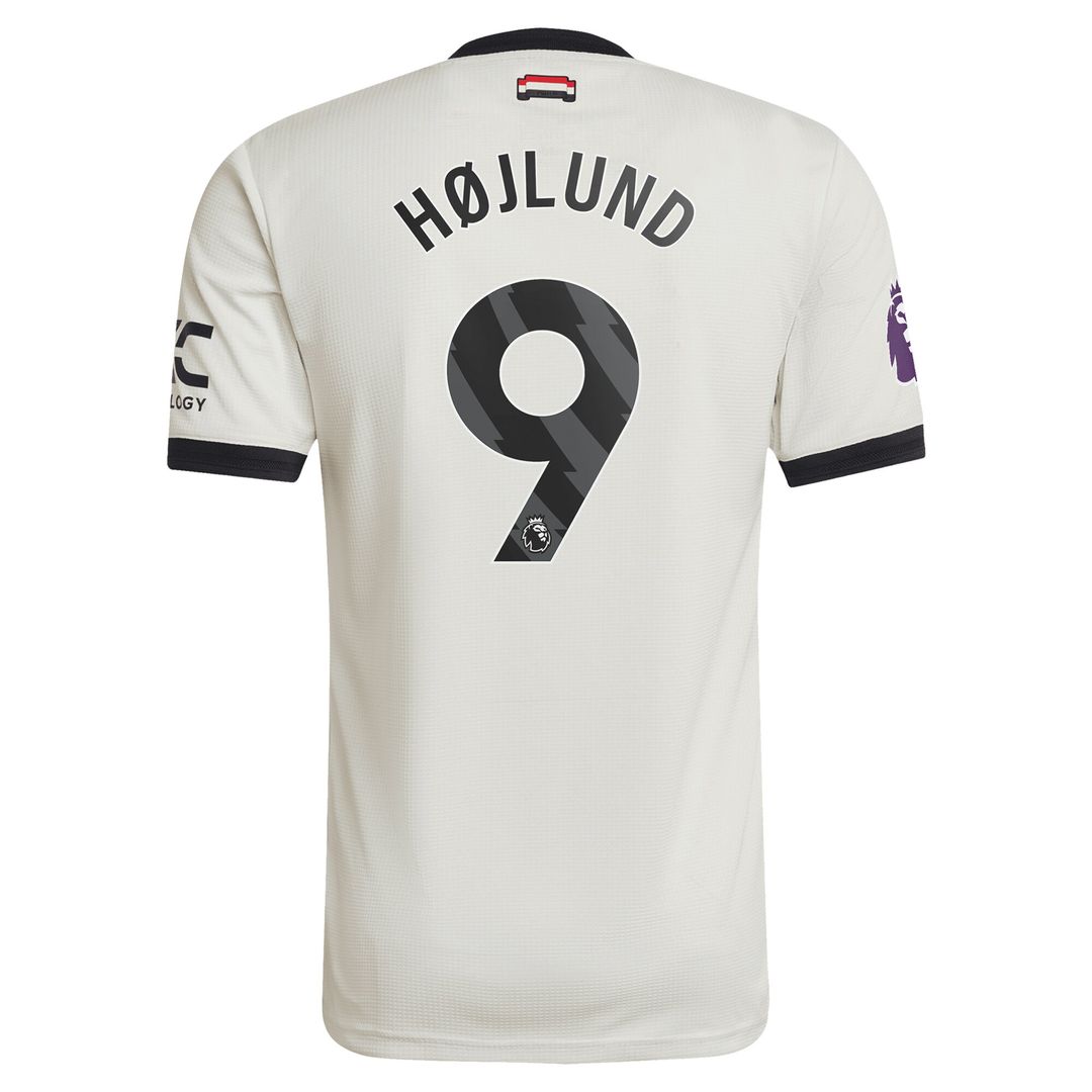 Rasmus Højlund Manchester United adidas 2024/25 Away Authentic Player Jersey - Navy