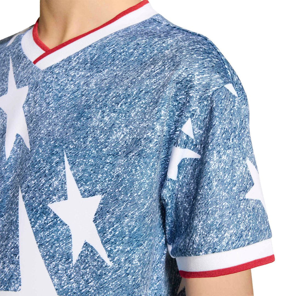 adidas Youth  USA 1994 Denim Graphic Fashion Jersey - Blue