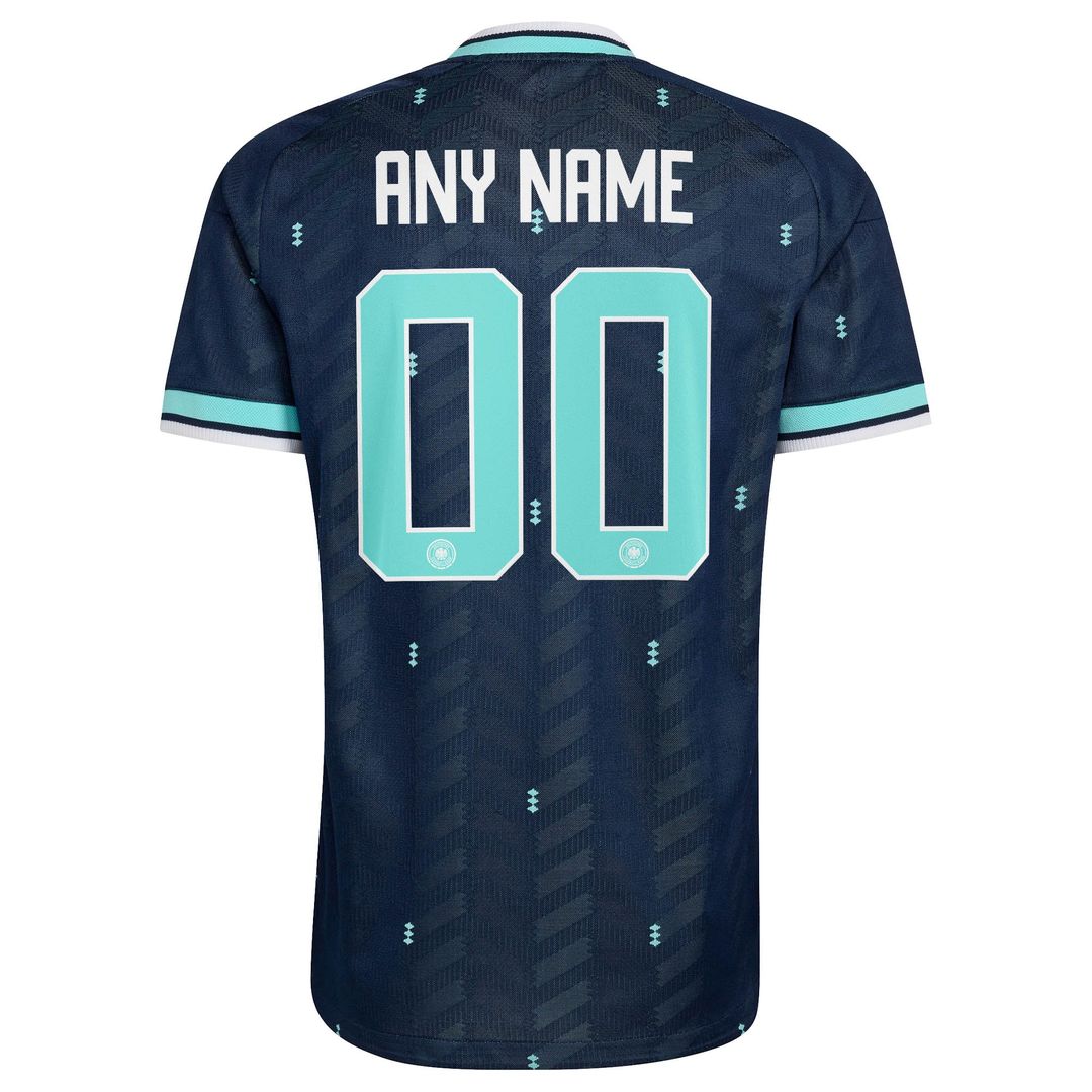 Germany National Team adidas 2026 Away On-Field Authentic Custom Jersey - Navy