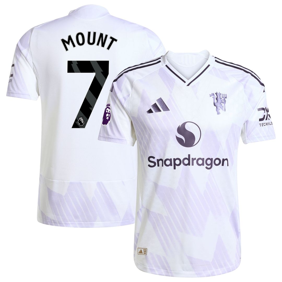 Mason Mount Manchester United adidas 2025/26 Third Authentic Player Jersey - Black