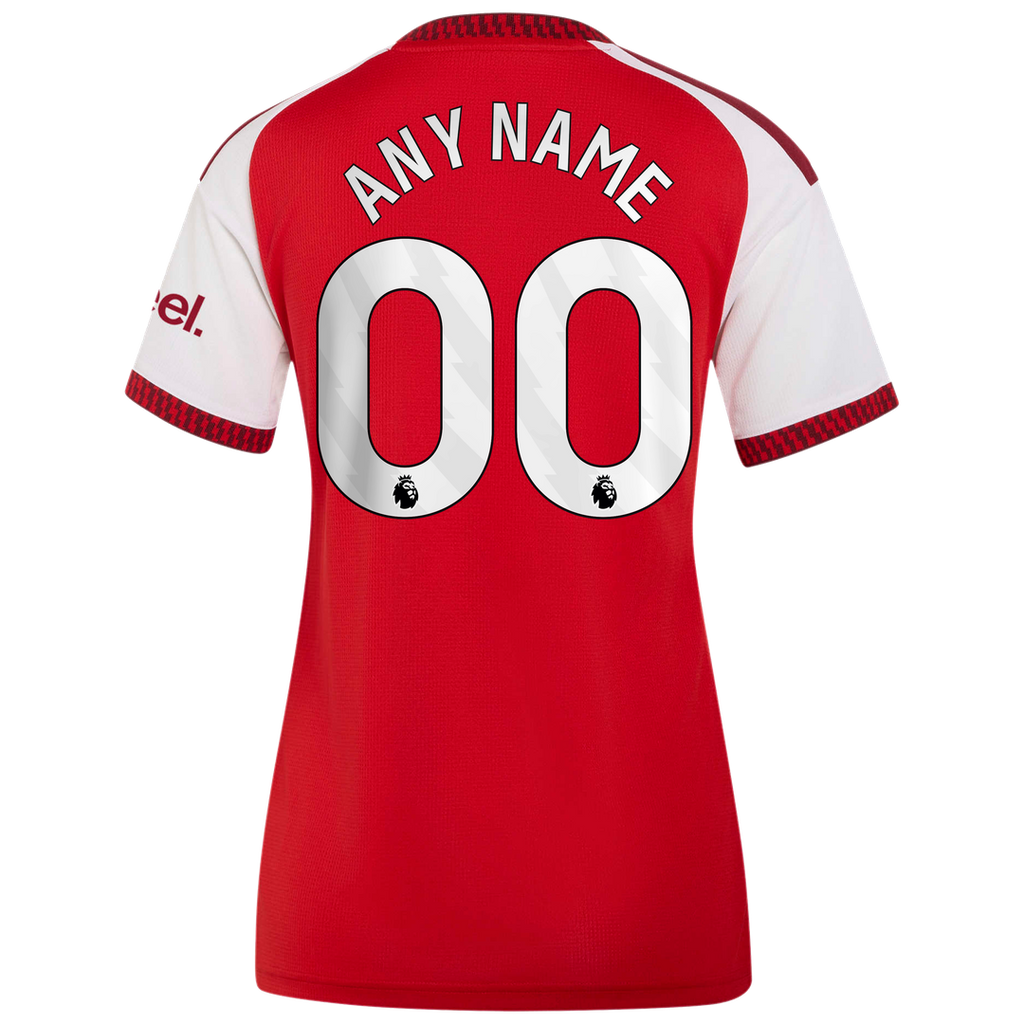 Arsenal adidas Women's 2026/27 Home Replica Custom Jersey - Red