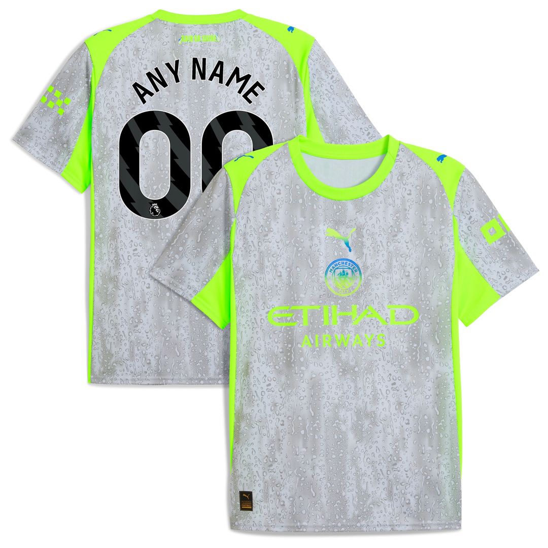 Manchester City Puma 2025/26 Home Replica Custom Jersey - Sky Blue