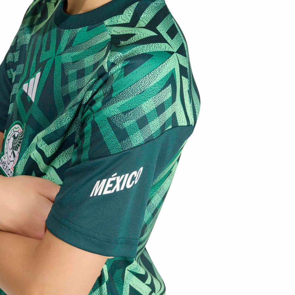 Mexico National Team adidas Youth 2026 Pre-Match Top - Green