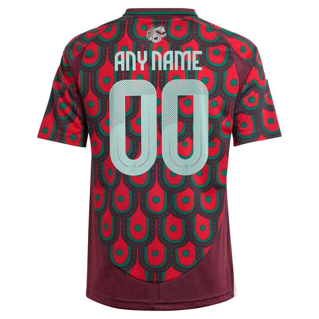 Mexico National Team adidas Youth 2024 Home Replica Custom Jersey - Green