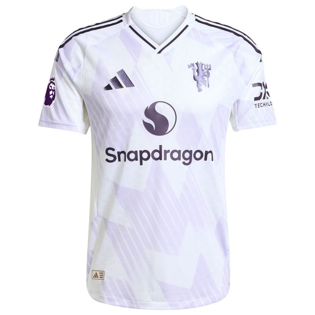 Alejandro Garnacho Manchester United adidas 2025/26 Away Authentic Player Jersey - White