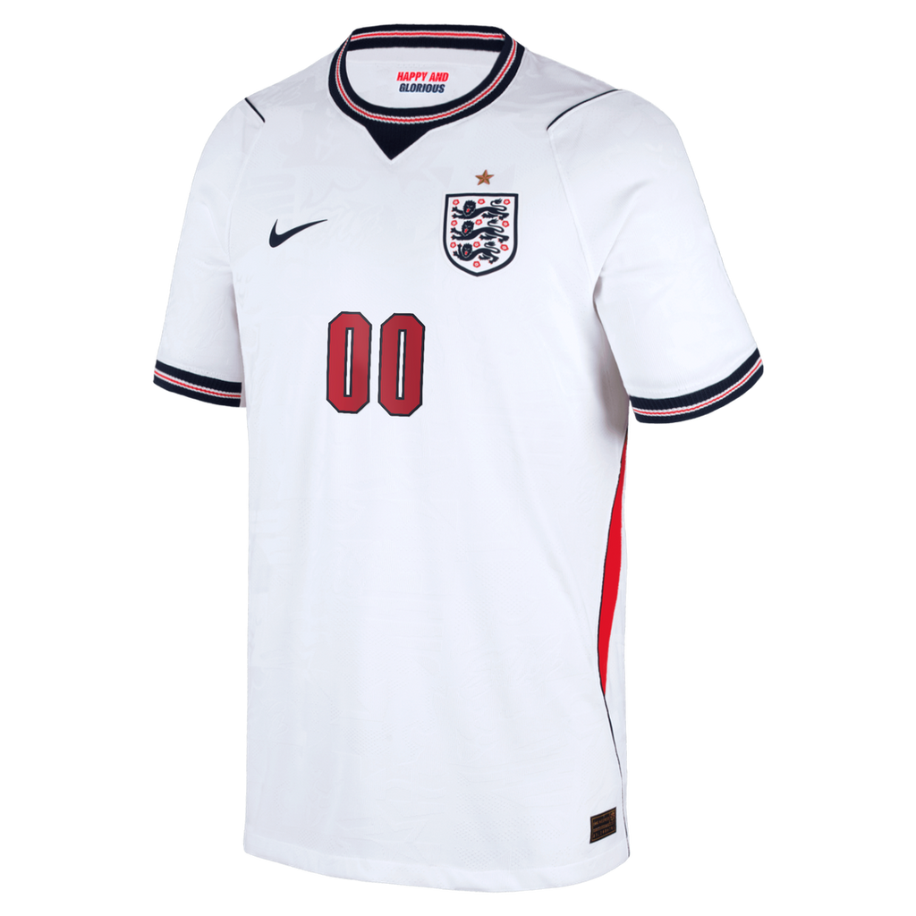 England National Team Nike Youth 2026 Away Match Authentic Custom Jersey - Red