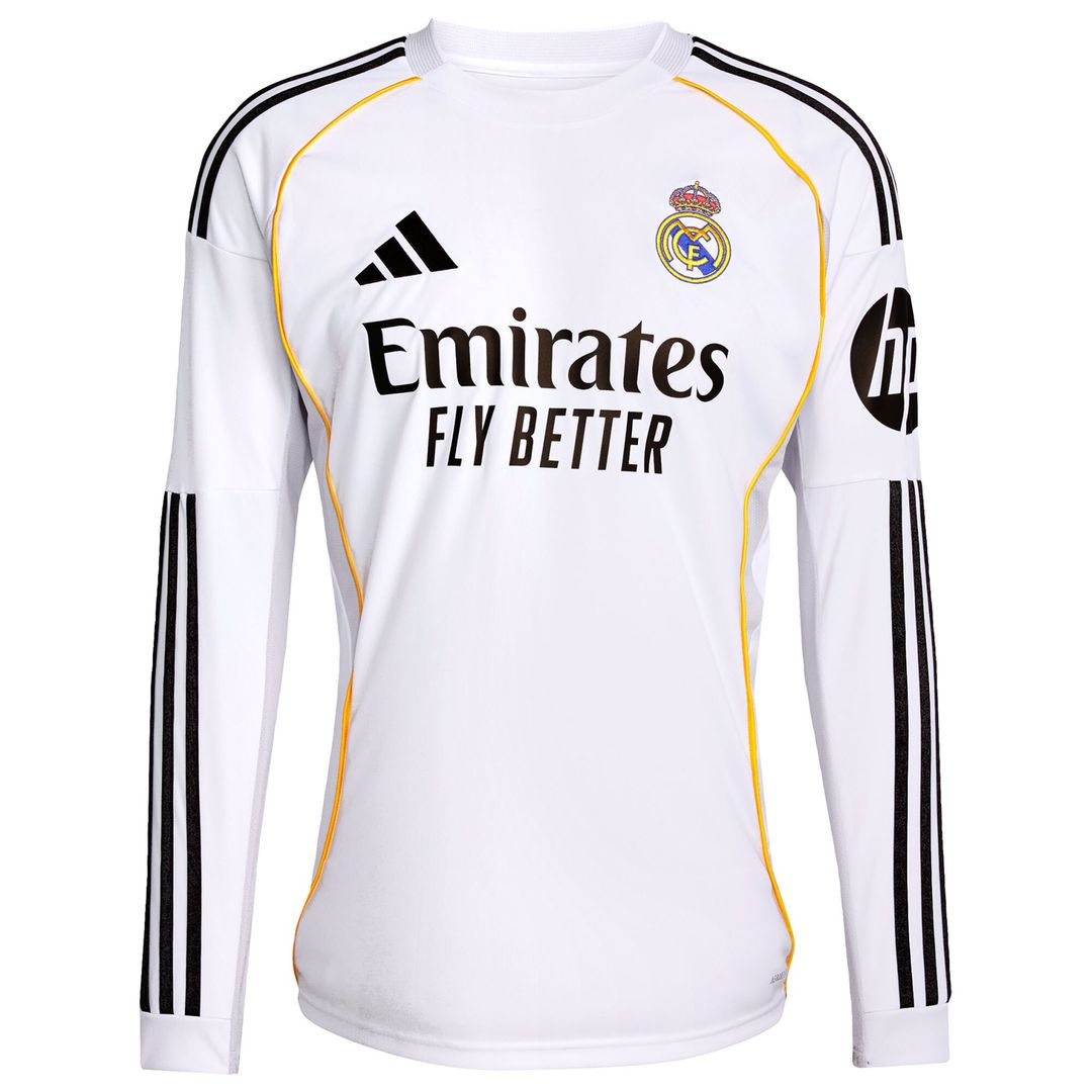Vini Jr. Real Madrid adidas 2025/26 Home Replica Jersey - White