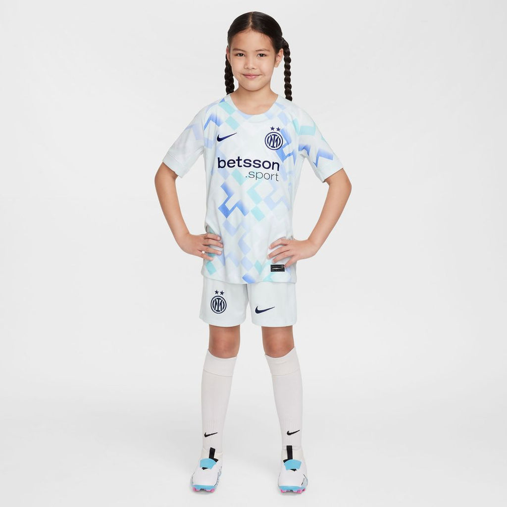 Inter Milan Nike Youth 2025/26 Away Replica Jersey - Aqua