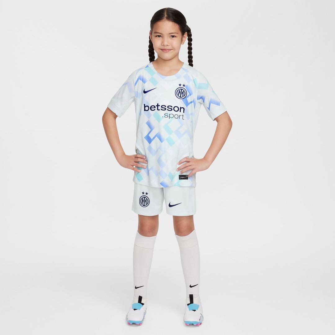 Inter Milan Nike Youth 2025/26 Away Replica Jersey - Aqua