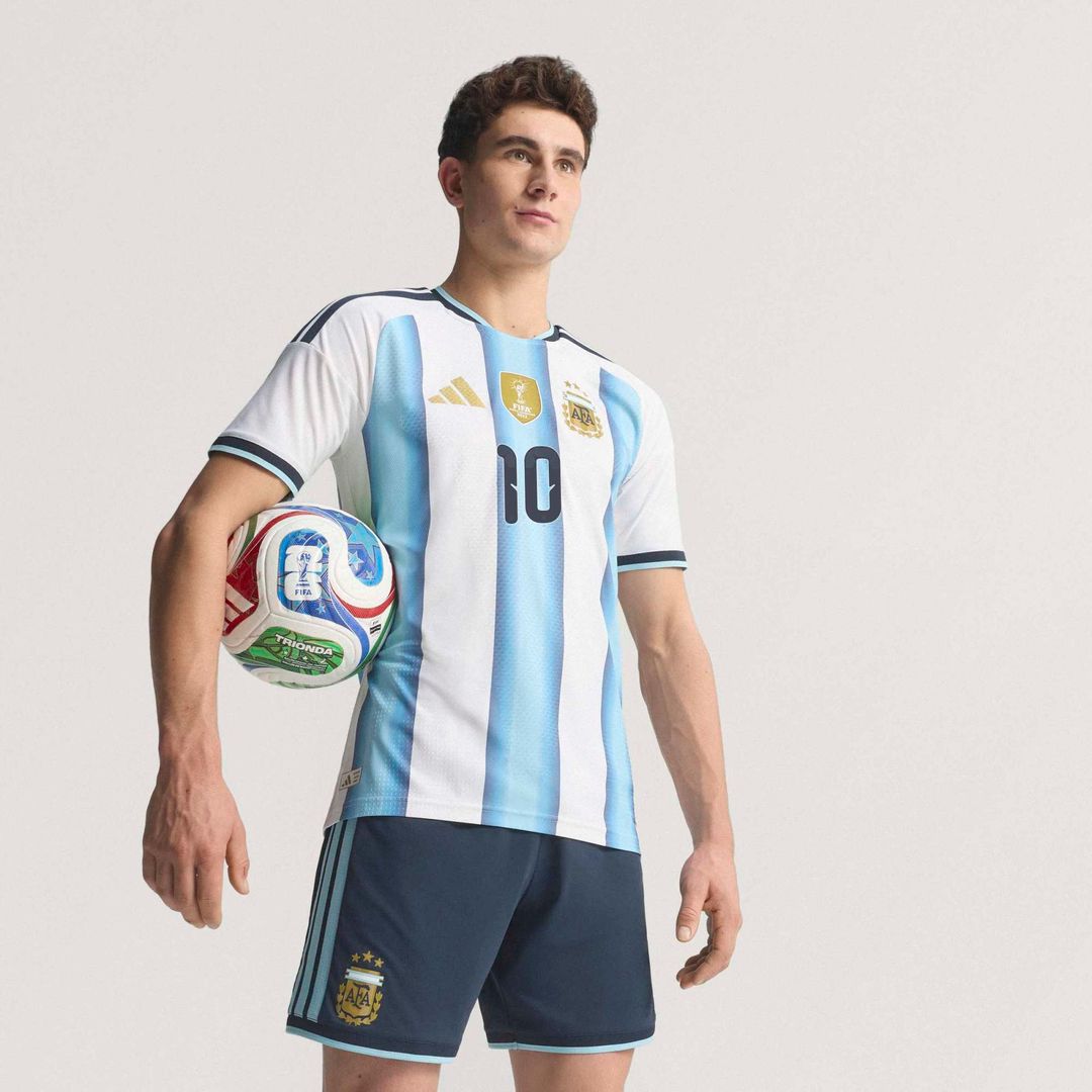 Lionel Messi Argentina National Team adidas 2026 Home On-Field Authentic Jersey - White